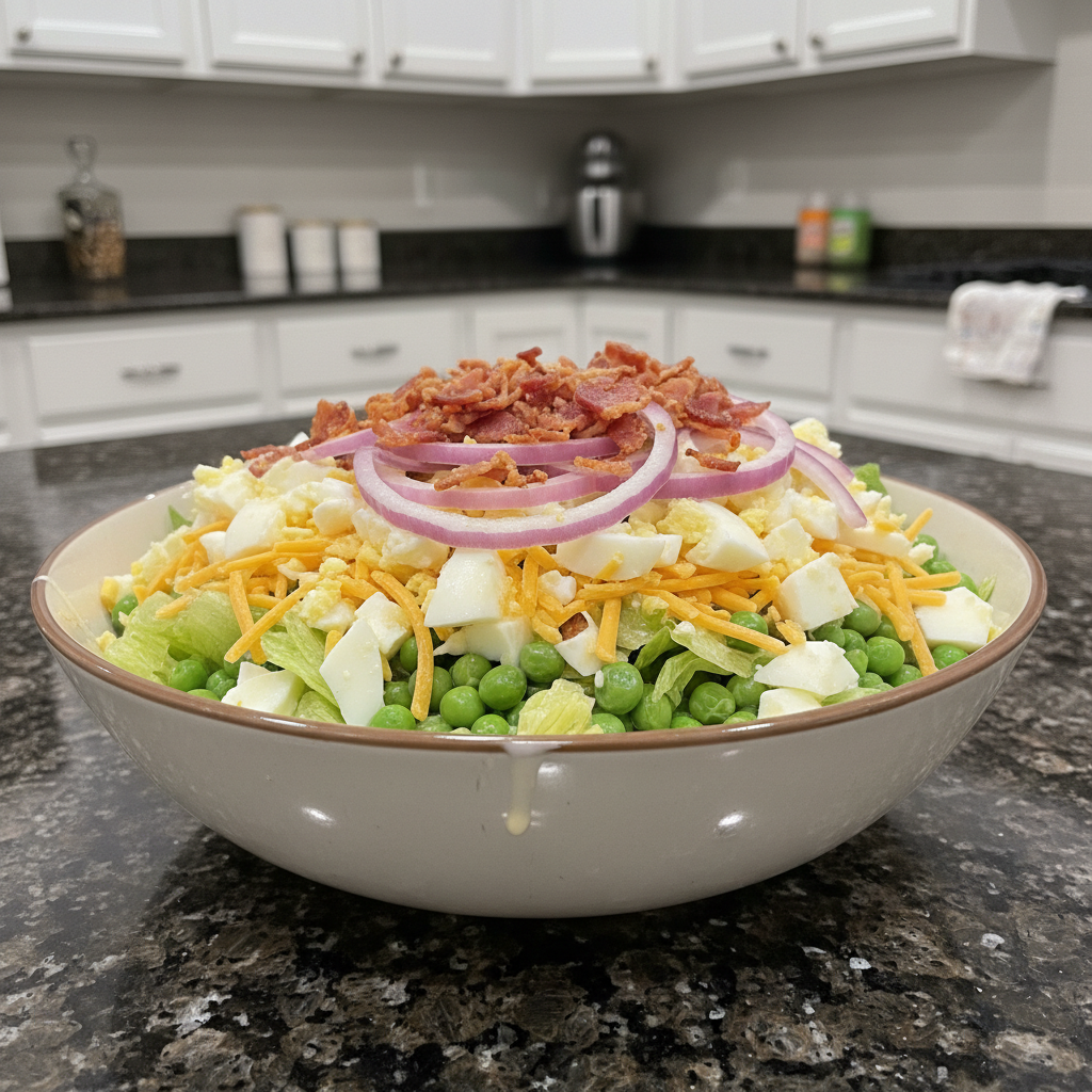 Best 7 Layer Salad Recipe: Toasted Pecan Twist!