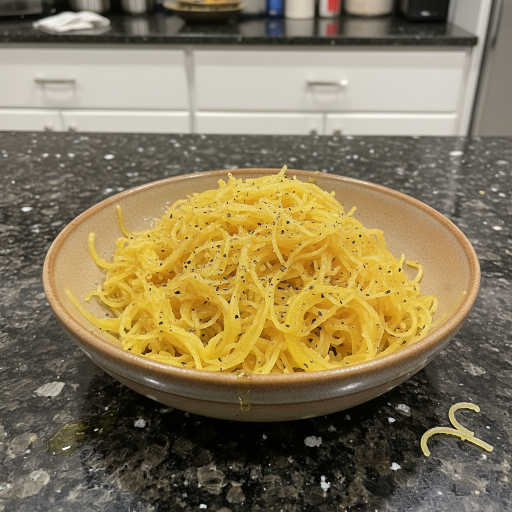 Perfect Baked Spaghetti Squash with Brown Butter & Nutmeg