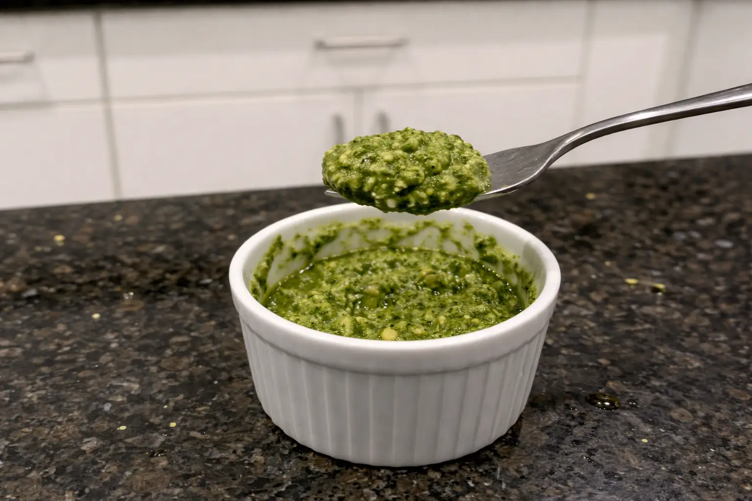 Easy Vegan Basil Pesto Recipe: Tangy Twist with Fermented Garlic
