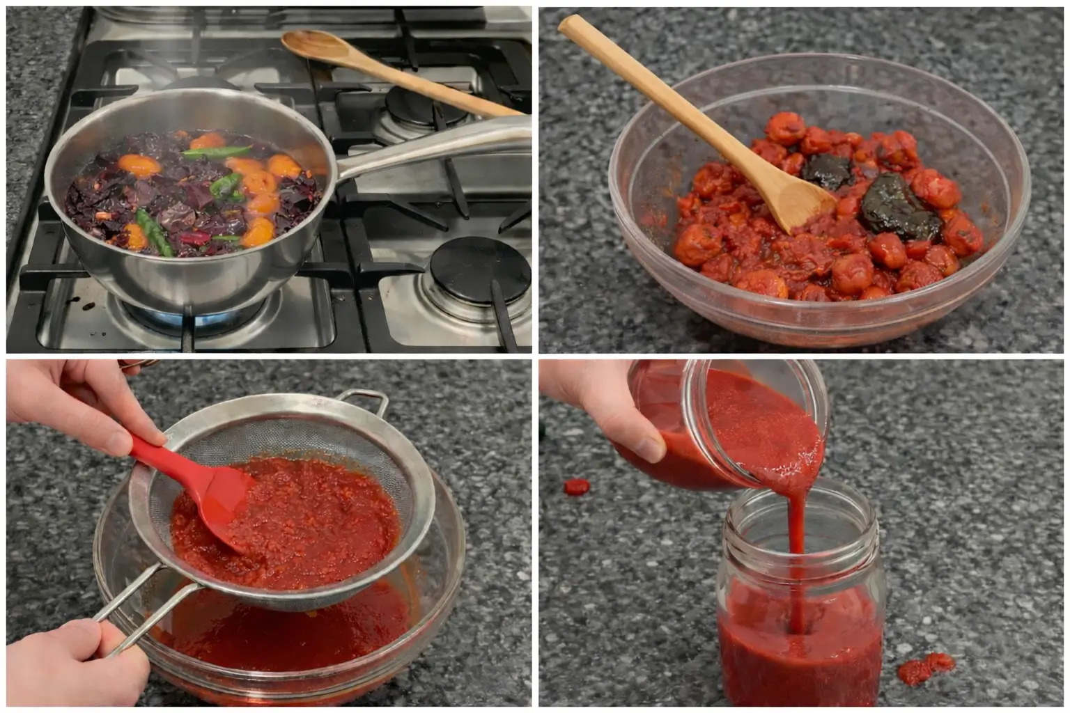 chamoy-sauce-blending Blending the Chamoy Sauce until smooth