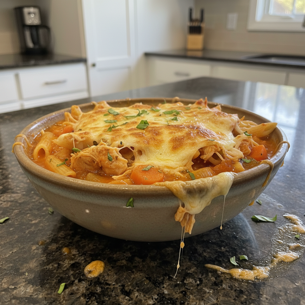 Cozy Chicken Parmesan Soup: One-Pot Comfort!