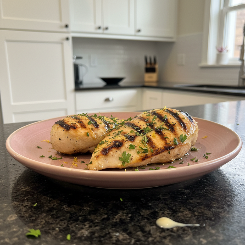High Protein Valentine’s Grilled Chicken with Herbs