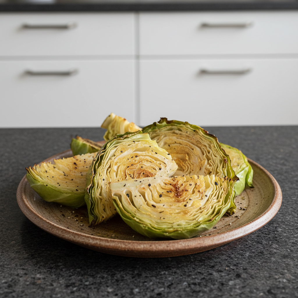 Best Roasted Cabbage Wedges with Garlic Herb Butter