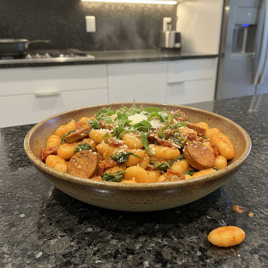 Tuscan Vegan Gnocchi
