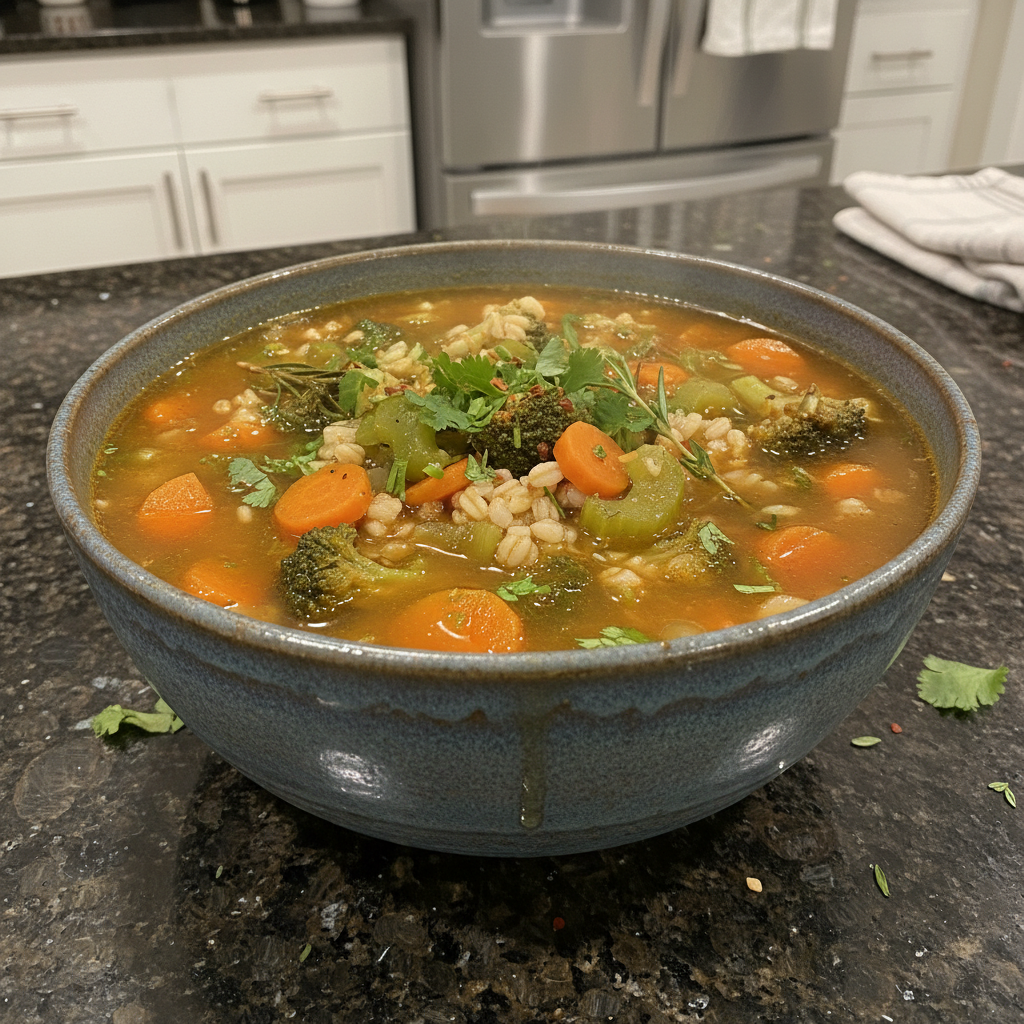 Hearty Vegetable Barley Soup Recipe (Easy & Flavorful!)