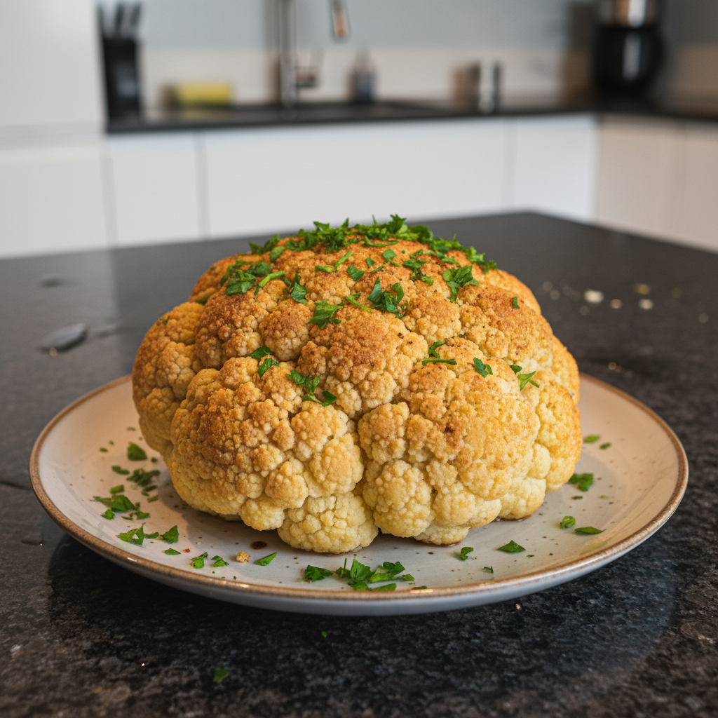 Juicy Whole Roasted Cauliflower: Inject the Flavor!