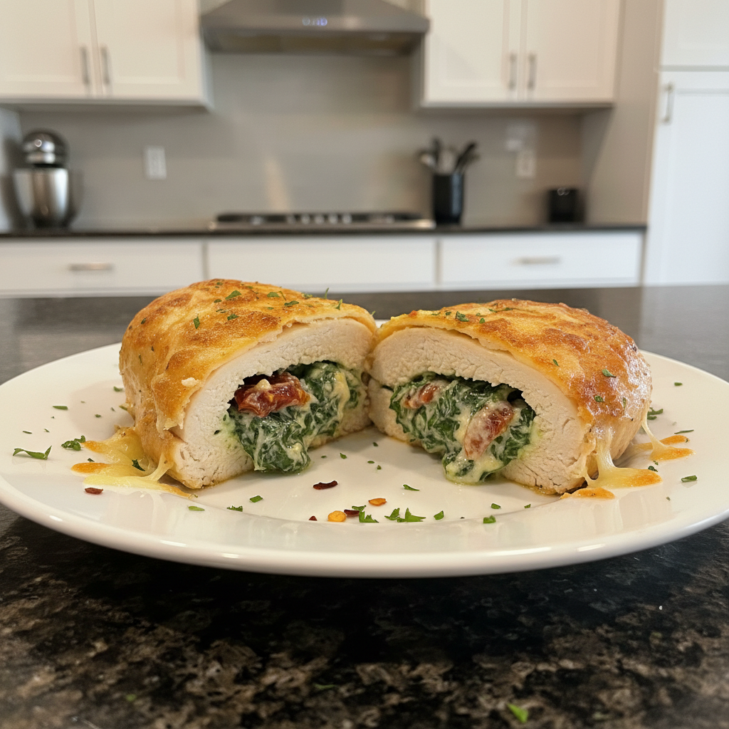 Juicy Copycat Stuffed Chicken Breast Recipe