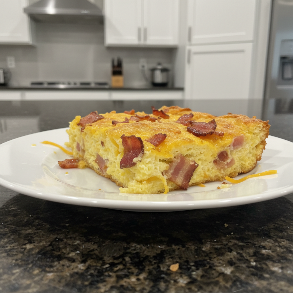 Easy Crack Breakfast Casserole Recipe