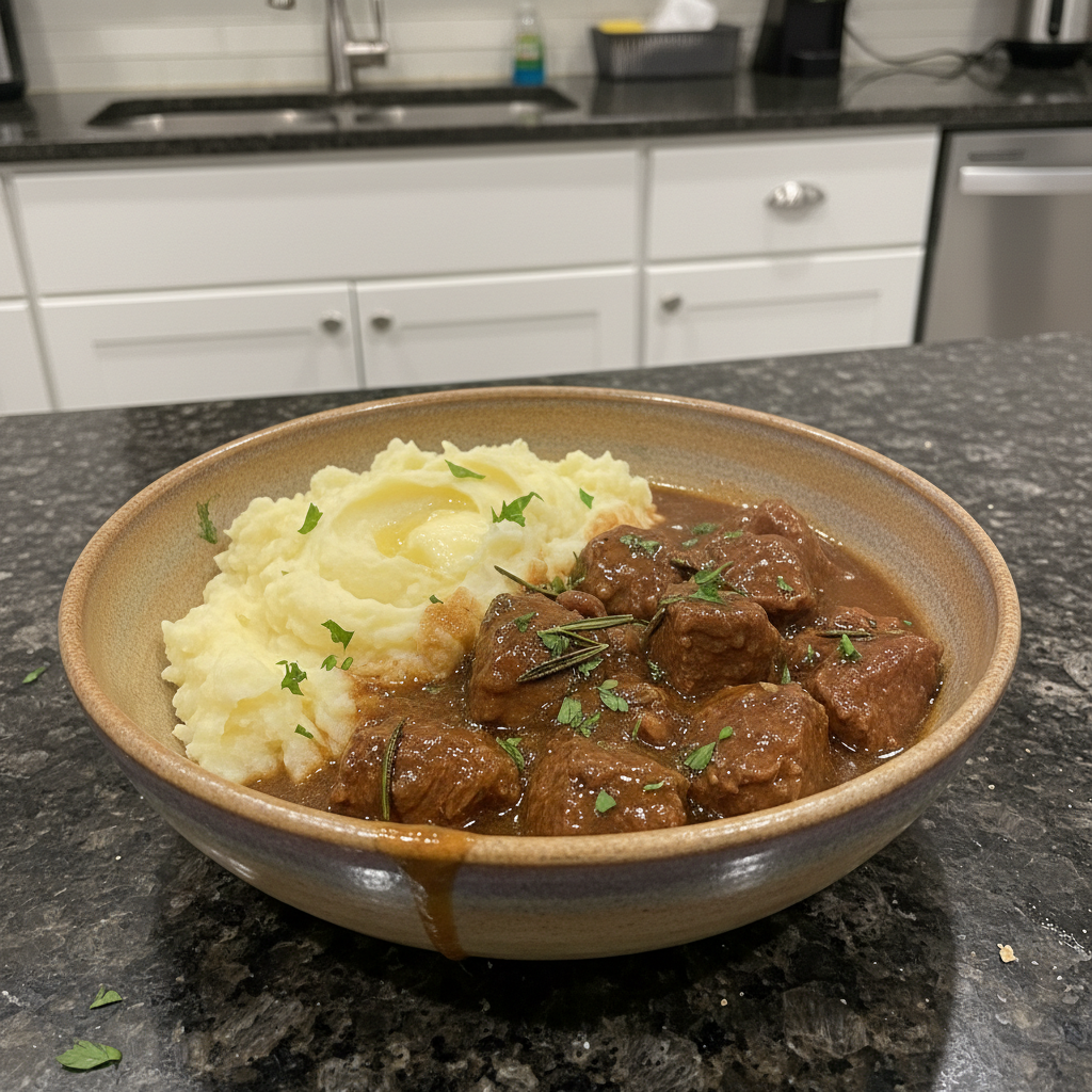 Garlic Butter Beef & Potatoes: Rich & Easy Recipe