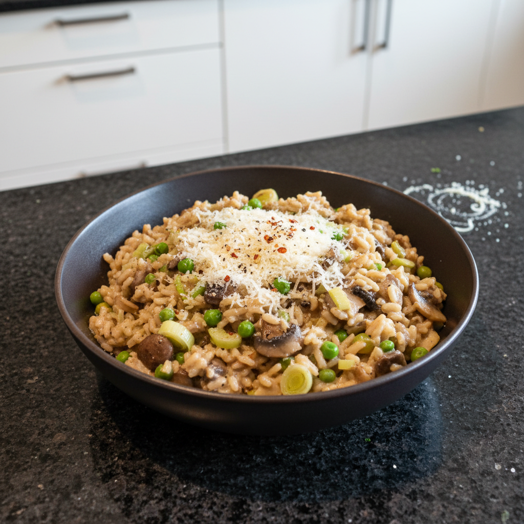 Creamy One-Pot Mushroom Risotto with Umami Burst