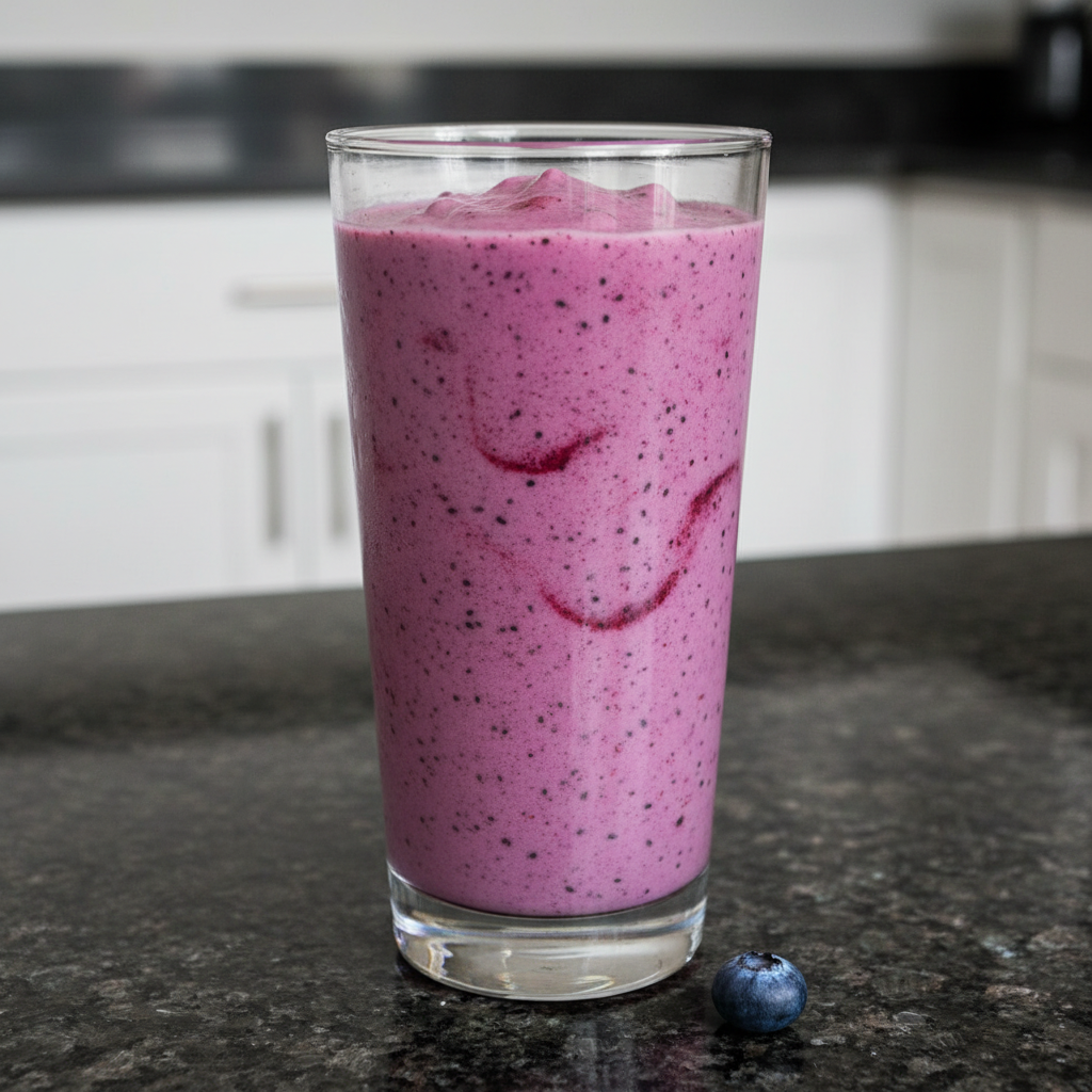 Easy Probiotic Berry Smoothie Recipe (5 Mins!)