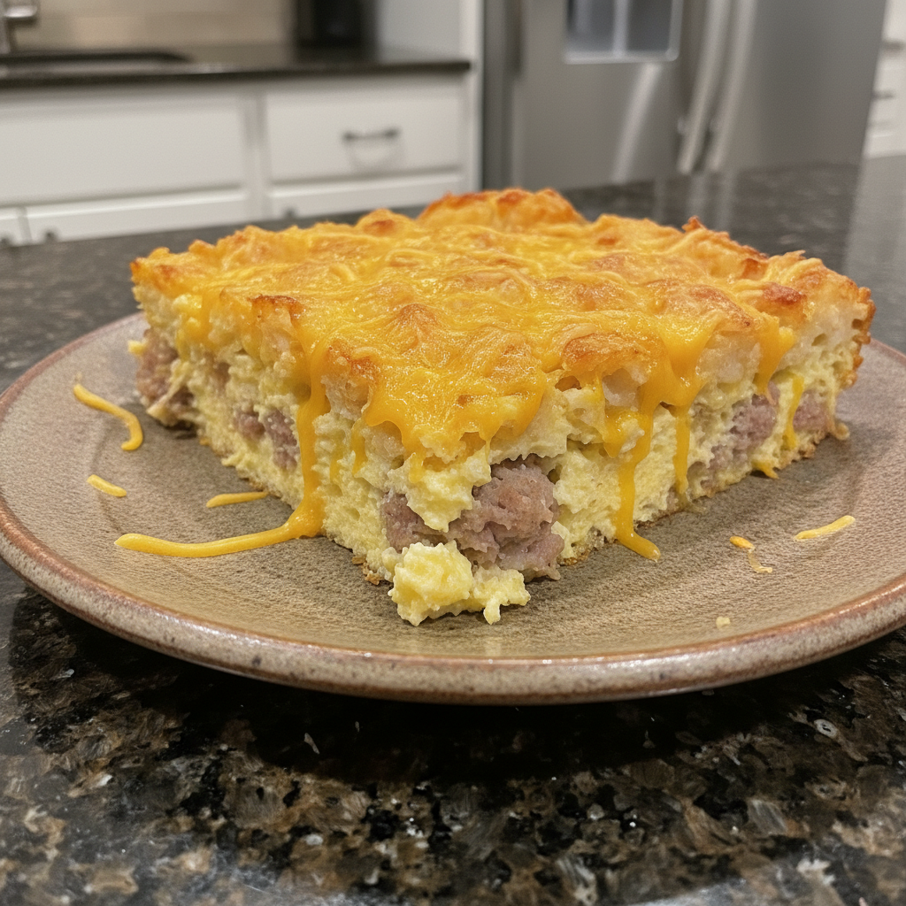 Tater Tot Sausage Breakfast Casserole: Easy Recipe!