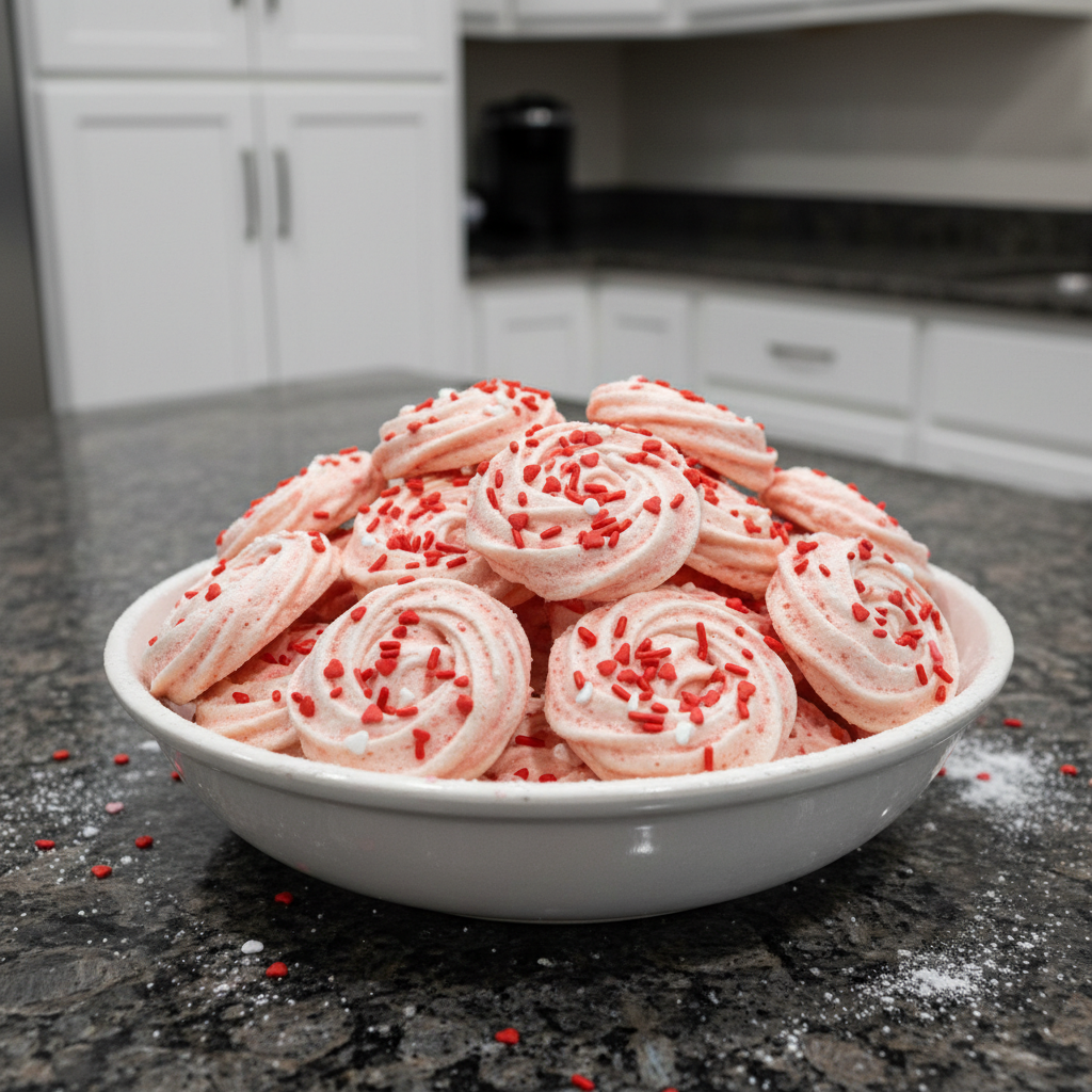 A stack of fluffy pancakes topped with banana slices, almonds, chia seeds, and maple syrup, served with a glass of orange juice.