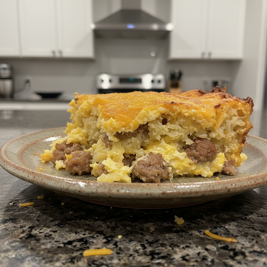 Cheesy Potato Breakfast Casserole