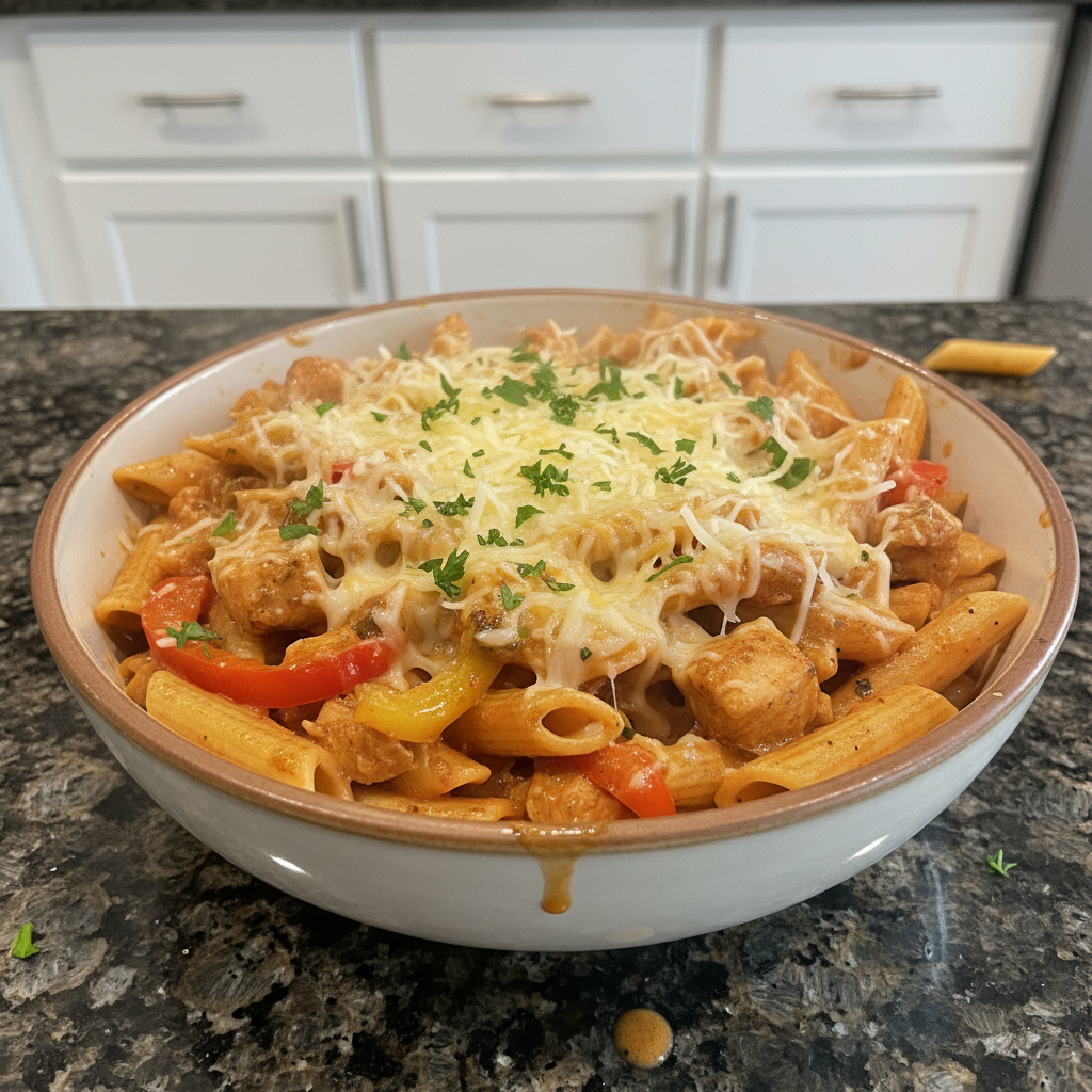 Creamy Crockpot Cajun Chicken Pasta (Easy Recipe!)