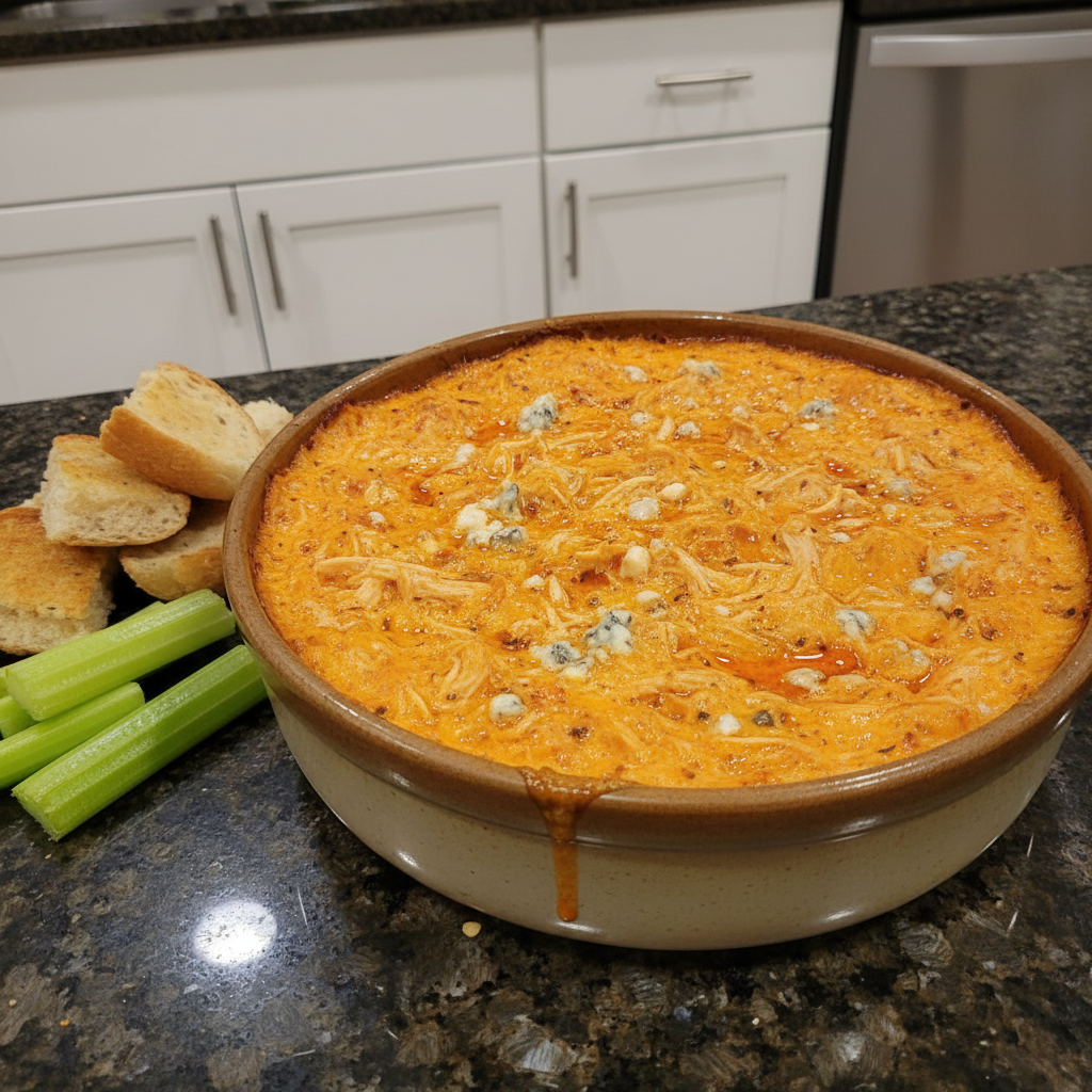 Warm Buffalo Chicken Dip: Creamy, Tangy & Easy!